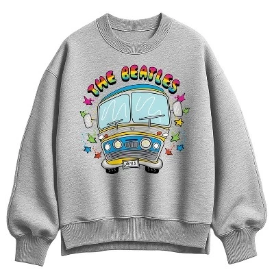 Женская толстовка Magical Mystery Tour Bus Oversize из флиса athletic heather