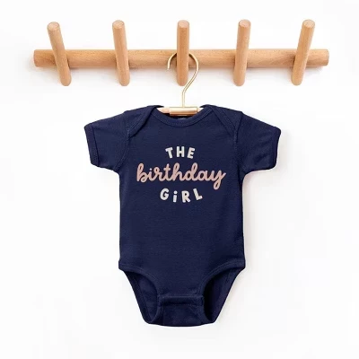 Боди для младенцев The Juniper Shop Birthday Girl, синее