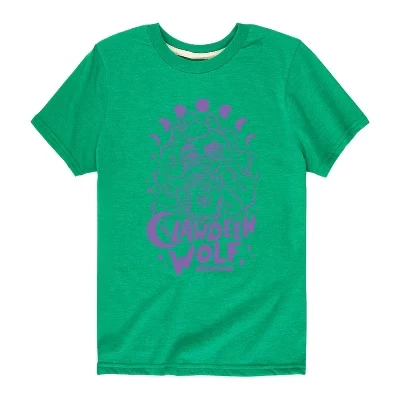 Футболка с коротким рукавом и рисунком Kelly Green от Clawdeen Wolf Moon Phases
