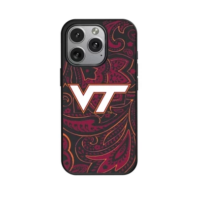 Чехол для мобильного телефона, совместимый с NCAA ACC Universities Paisley MagSafe для Apple iPhone virginia tech hokies