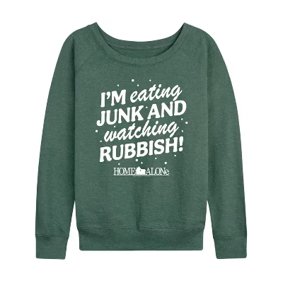 Женский лонгслив Home Alone Junk And Rubbish, можжевеловый