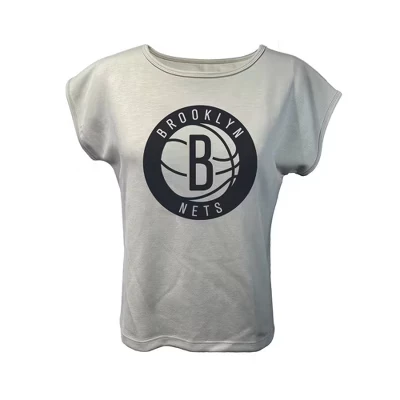Женская футболка Brooklyn Nets с песочным доломаном