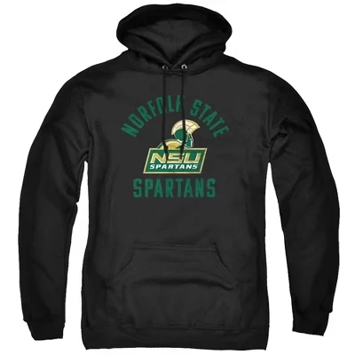 Унисекс худи NCAA Norfolk State Spartans, серый меланж