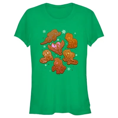 Женская футболка Juniors Womens : Дружба - это волшебство с пряничными пони