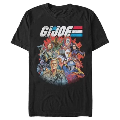 Мужская футболка G.I. JOE, черная
