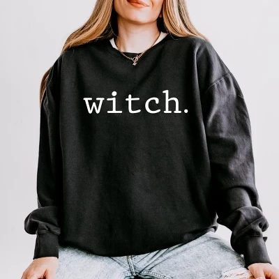 Пишущая машинка Witch - Женская легкая одежда, окрашенная в черный цвет.