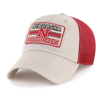 Мужская кепка NCAA Nebraska Cornhuskers с сеткой