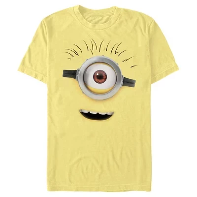 Мужская футболка Minions Kevin In Awe с большим лицом banana