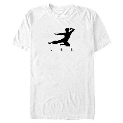 Мужская футболка силуэта Flying Kick белого цвета