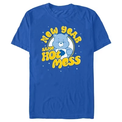 Мужская футболка Grumpy Bear New Year Same Hot Mess от Grumpy Bear New Year Same Hot Mess