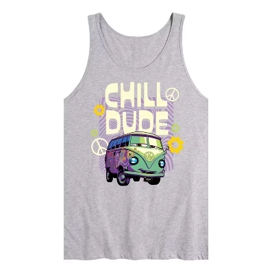 Мужская майка с графическим принтом Filmore Chill Dude athletic heather