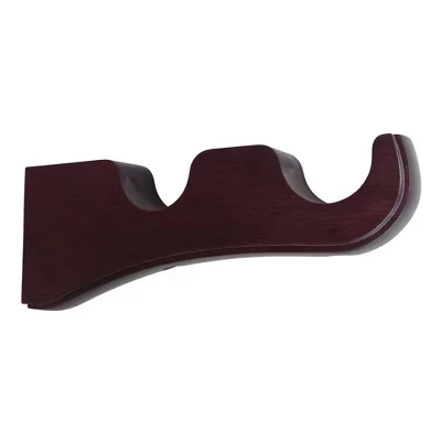 Кронштейны двойного карниза Lumi Home Furnishings, махагон