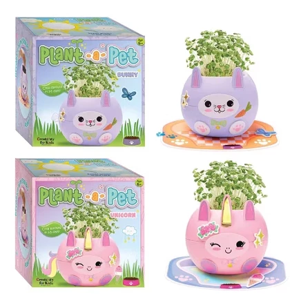Набор Plant-A-Pet Creativity for Kids — единорог и кролик