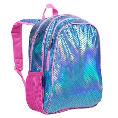 Детский рюкзак Wildkin 15″ для школы, чешуя русалок