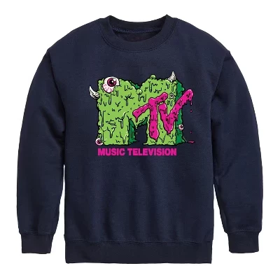 Детский свитшот MTV «Slime Logo», синий