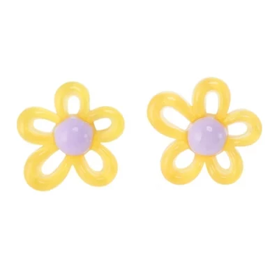 Украшения для шнурков Unique Bargains, 1 пара, желтые