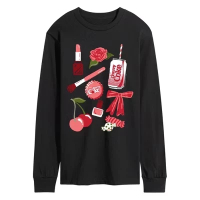 Мужской лонгслив Coca-Cola Cherry Coke, черный