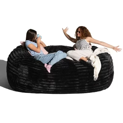 Кресло-мешок Jaxx Grand Lounger 7 футов, черное