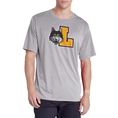 Мужская спортивная футболка NCAA Loyola University Chicago с логотипом, меланж