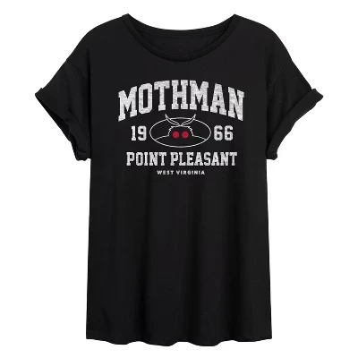 Женская футболка Instant Message Mothman, черная