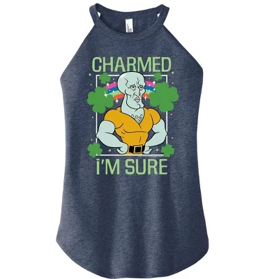 Женская майка SpongeBob Charmed I’m Sure, голубая