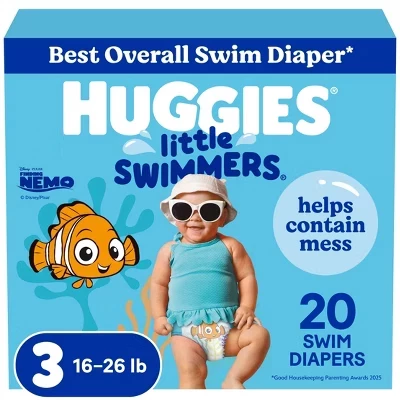 Одноразовые подгузники для плавания Little Swimmers - (выберите размер и количество)