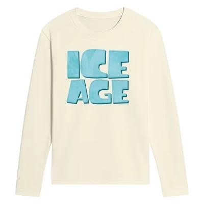 Мужской лонгслив Ice Age с логотипом, натуральный