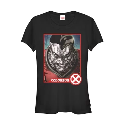 Женская футболка Marvel X-Men Colossus, черная