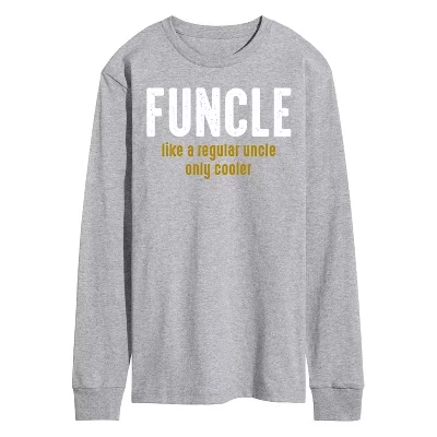 Мужская футболка с длинным рукавом и графическим рисунком athletic heather от Funcle Definition