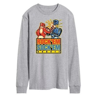 Мужская футболка с длинным рукавом и рисунком athletic heather