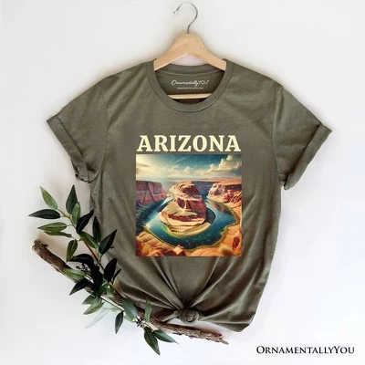 Женская футболка ornamentallyyou с принтом arizona, зеленая