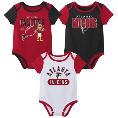 Боди для мальчиков Atlanta Falcons' Белое 3pk