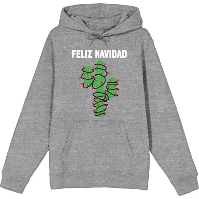 Худи Bioworld «Feliz Navidad», серое