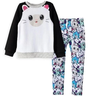 Детский комплект Gabby's Dollhouse Pandy Paws, белый