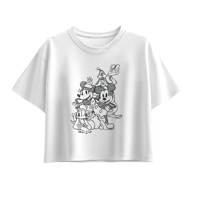 Футболка для девочек Disney Sketchy Mickey, белая