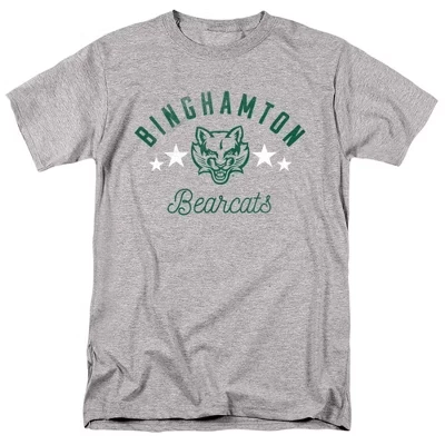 Мужская официальная футболка Bearcats от университета Бингемтона athletic heather