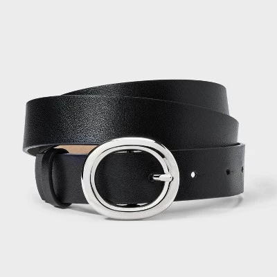 Женский ремень с пышной пряжкой - ™ Black черный