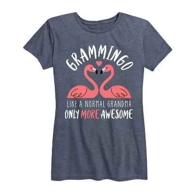 Женская футболка Grammingo с коротким рукавом и рисунком heather blue