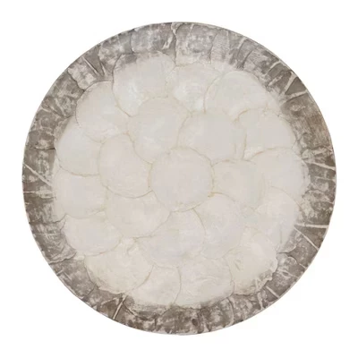 Салфетка Capiz Glow Placemat (набор из 4 штук) серая