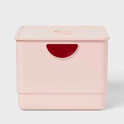 Детский контейнер Pillowfort с крышкой, розовый
