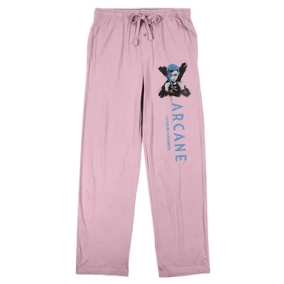 Пижамные штаны для сна Arcane Jinx Women's Cradle Pink розовые