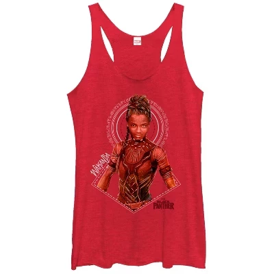 Женская майка marvel black panther shuri, красная