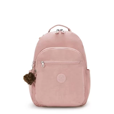 Рюкзак Kipling Seoul Large для ноутбука 15″, розовый