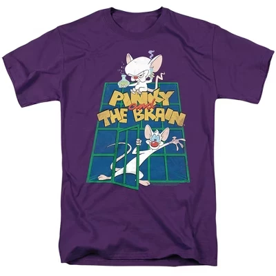 Мужская футболка Pinky and the Brain Ol Standard, фиолетовая