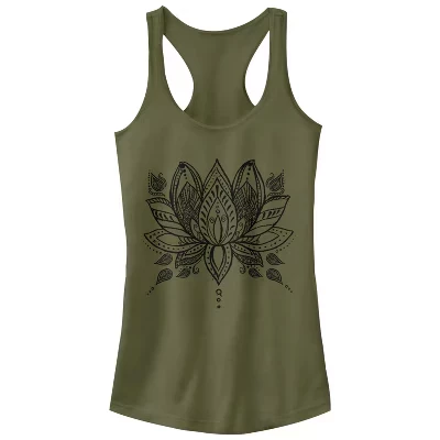 Женская майка Chin-Up Apparel «Лотос», зеленая