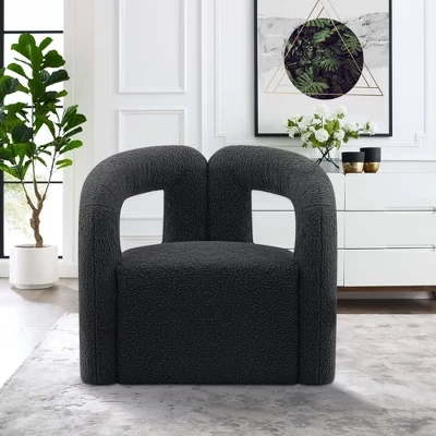 Кресло Manhattan Comfort Darian, букле, черное