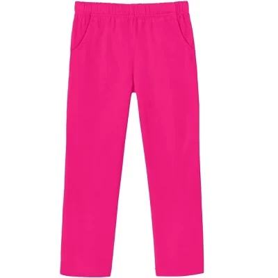 Девочкам хлопковые штаны City Threads с UPF 50+, розовые
