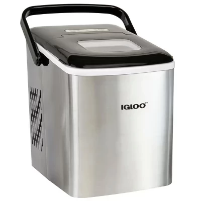 Настольный льдогенератор Igloo 11,8 кг/сут, нерж. сталь