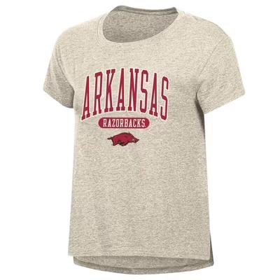 Женская футболка NCAA Arkansas Razorbacks, овсяная