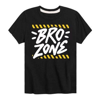 Футболка с коротким рукавом и рисунком Bro Zone черного цвета